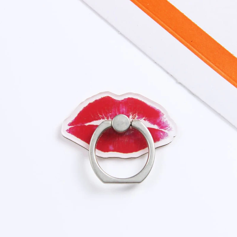  360 Degree Finger Ring Smartphone Stand Holder Mobile Phone Holder Stand For iPhone Acrylic All Sma