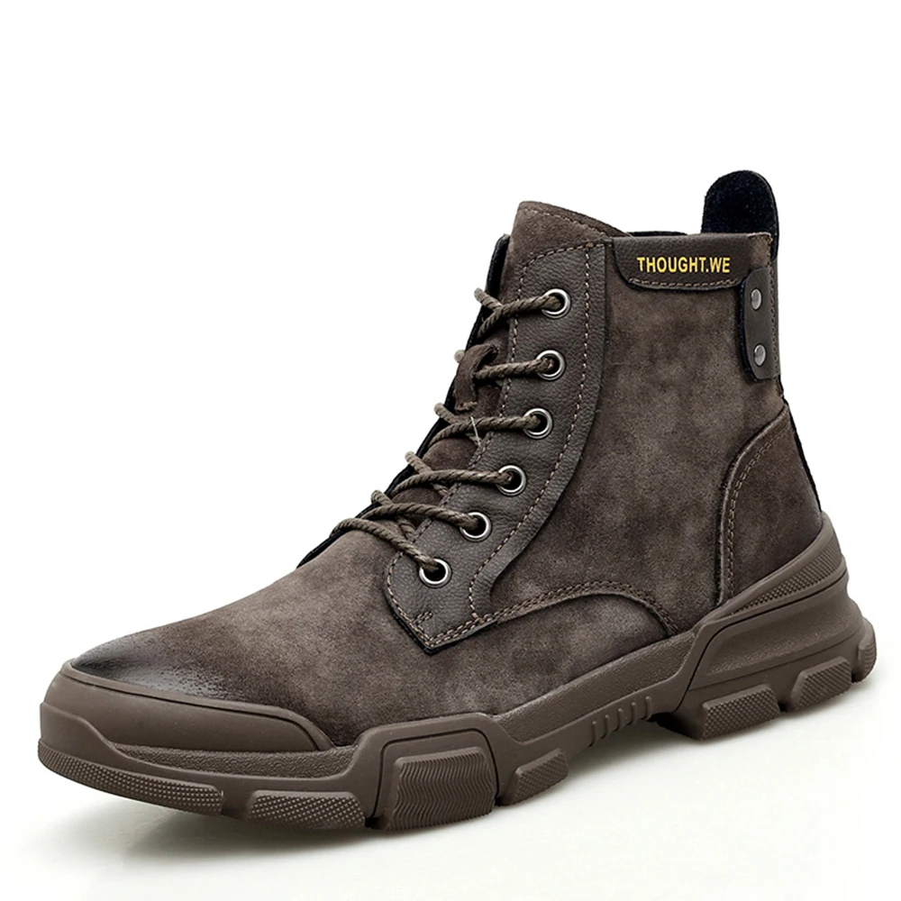 

Martin boots men's high men's shoes plus velvet snow boots in the cotton shoes men's boots men's tide comfortable fashion