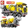 SEMBO BLOCK City Engineering Bulldozer Crane Technic Car Truck Excavator Roller Building Blocks bricks Construction Toys ► Photo 1/6