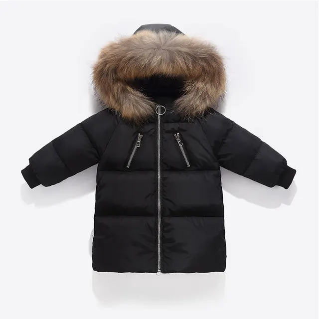 kids girls coats winter/autumn children baby clothes thicken warm garment down clothing baby boys windproof jackets hooded coats