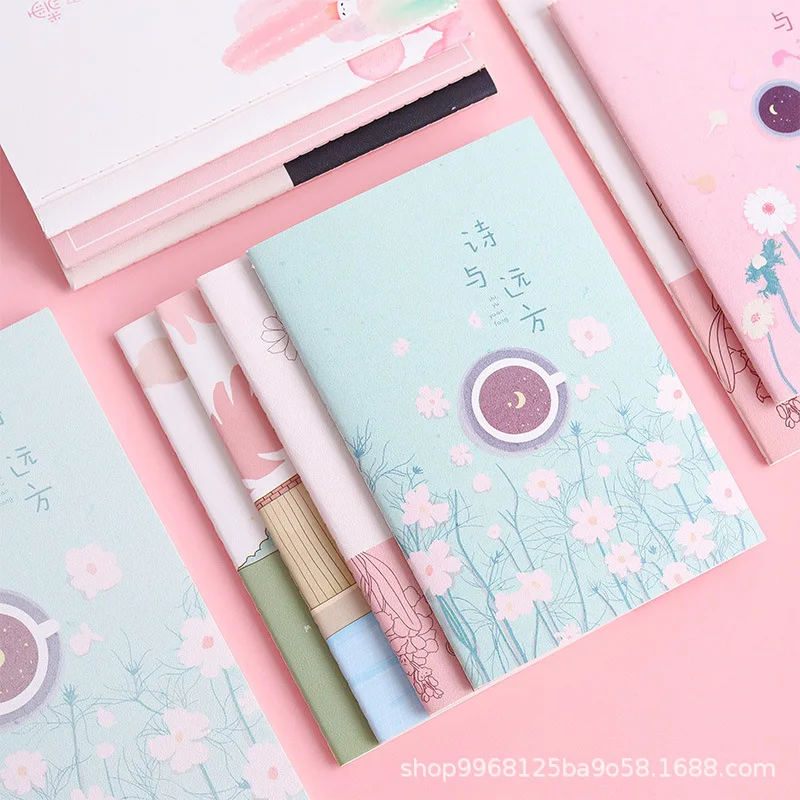 

Small fresh notebook thickened 40 notebooks student B5 homework soft face copy Homework Book Student Prizes