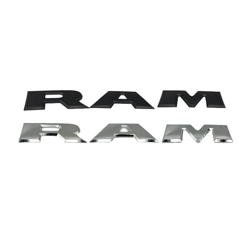 One Set Car Tailgate 3D RAM Letter Logo Emblem Rear Trunk Badge Sticker for Dodge Ram 1500 2015 2016 2017 2018 | Автомобили и