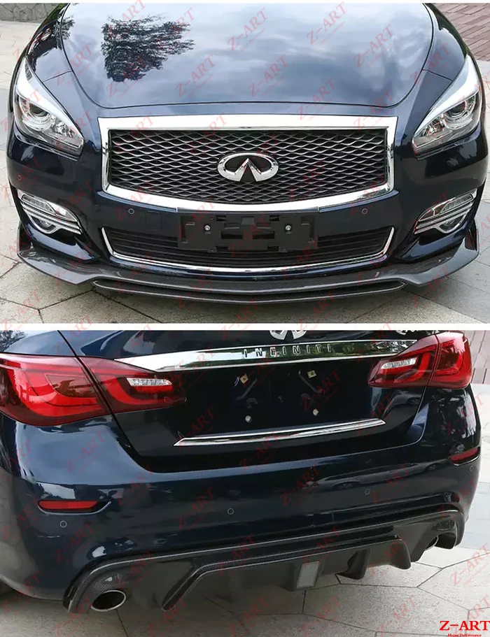 2013- Z-ART для infiniti Q70 комплект из углеродного волокна аэрокит из углеродного волокна для infiniti Q70 аэродинамический комплект из углеродного волокна