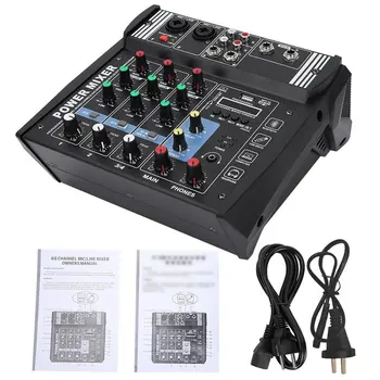 

4 Channel Professional PA4 Mixer With Power Amplifier Stage Wedding Show High Power Integrated Power Amplifier Mixer