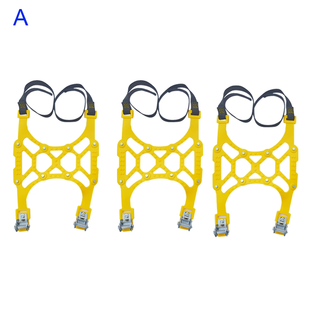 Цвет: желтый Car Tire Anti-Skid Snow Chains Winter Roadway Safety Tire Chains Car Tire Wheel Anti-Slip Cable Belt Chain Snow Rain Ice Chains - Название цвета: Цвет: желтый