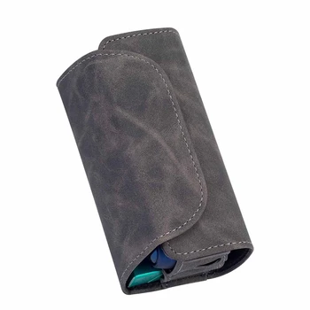 

Electronic Cigarette Flip Double Book Cover for IQOS 3.0 Protective Case Pouch Storage Bag Holder Cover Wallet Leather Case for