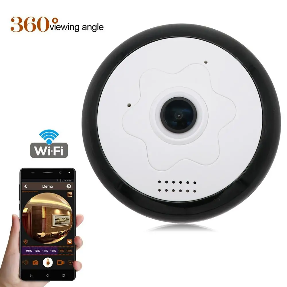 Kruiqi 3D VR WIFI Camera 360 Degree Panoramic IP Camera 960P 1.3MP FIsheye WIreless Wi-fi Smart Camera SD Card Slot IR 10M Kruiqi 3D VR WIFI Camera 360 Degree Panoramic IP Camera 960P 1.3MP FIsheye WIreless Wi-fi Smart Camera SD Card Slot IR 10M