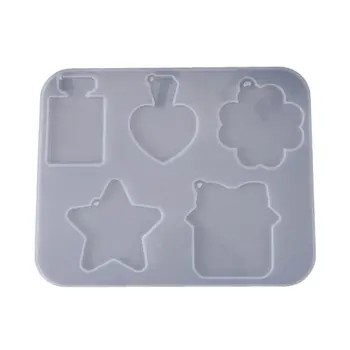 

DIY Crystal Epoxy Mould UV Resin Clay Bottle Star Clouds Shape Silicone Mold