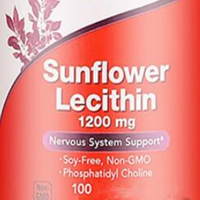 

Lecithin, Sunflower, 1200mg x 100pcs