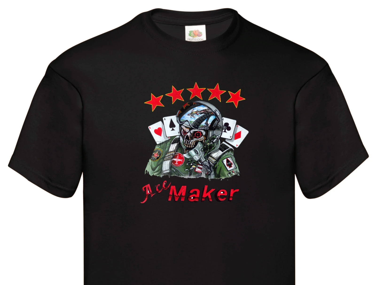 Футболка мужская женская унисекс пилот ace maker летчик самолет | Мужская одежда