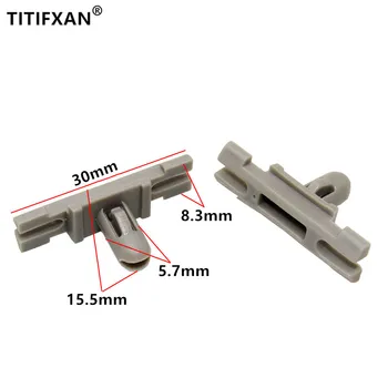 

20PCS Auto bright bar decoration trim fasteners for BMW 316 318 320 325 328,3 series door window rain trough sealing strip clips