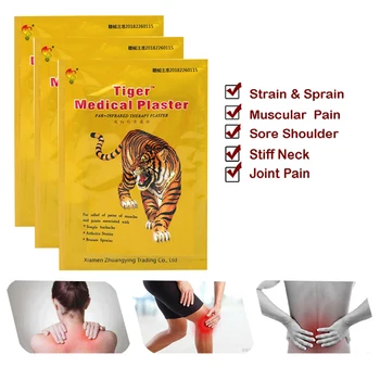 

Tiger Medicine Plaster Used For Body Pain Suitable For Cevical Pain, Shoulder Pain, Lumbar Pain,Arm and Leg Joint