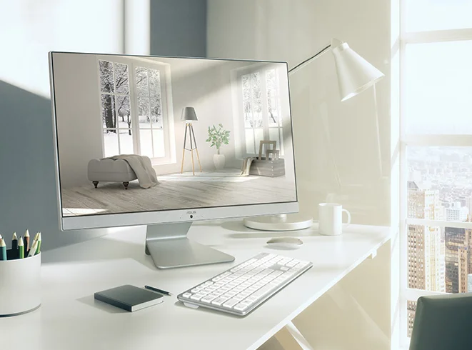  CPU i5 RAM 8GB SSD 240GB 21.5'' inch Asus AIO desktop computer wifi PC