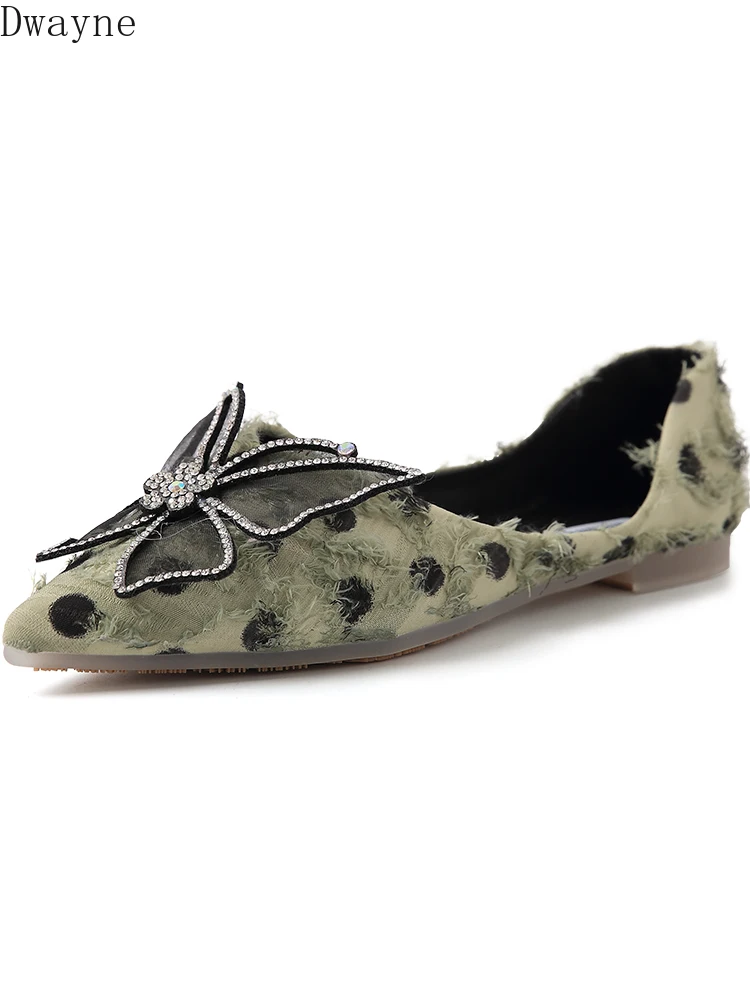 

Flat single shoes female 2019 summer shallow mouth bow autumn pointed shallow mouth net red wild peas shoes
