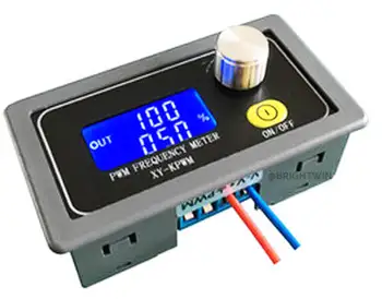 

Adjustable 1Hz-150KHz PWM Signal Generator Module XY-KPWM Have ON OFF Button Square Wave Pulse Signal Output PWM Frequency Meter