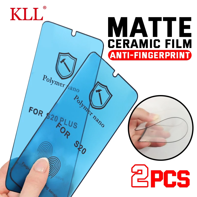 Матовое керамическое Защитное стекло для Samsung Galaxy S21 S10 S9 S8 Plus S20 Ultra Note 20 10 9 8