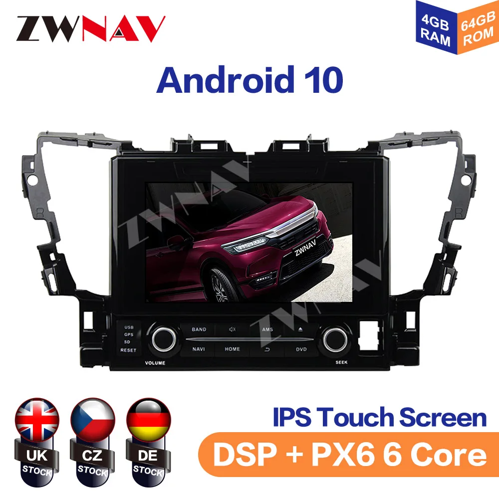 

Android 10 Car GPS Map Navigation Car DVD Player For TOYOTA Alphard 2015 -2018 Car Auto Radio Stereo Headunit Dashboard DSP