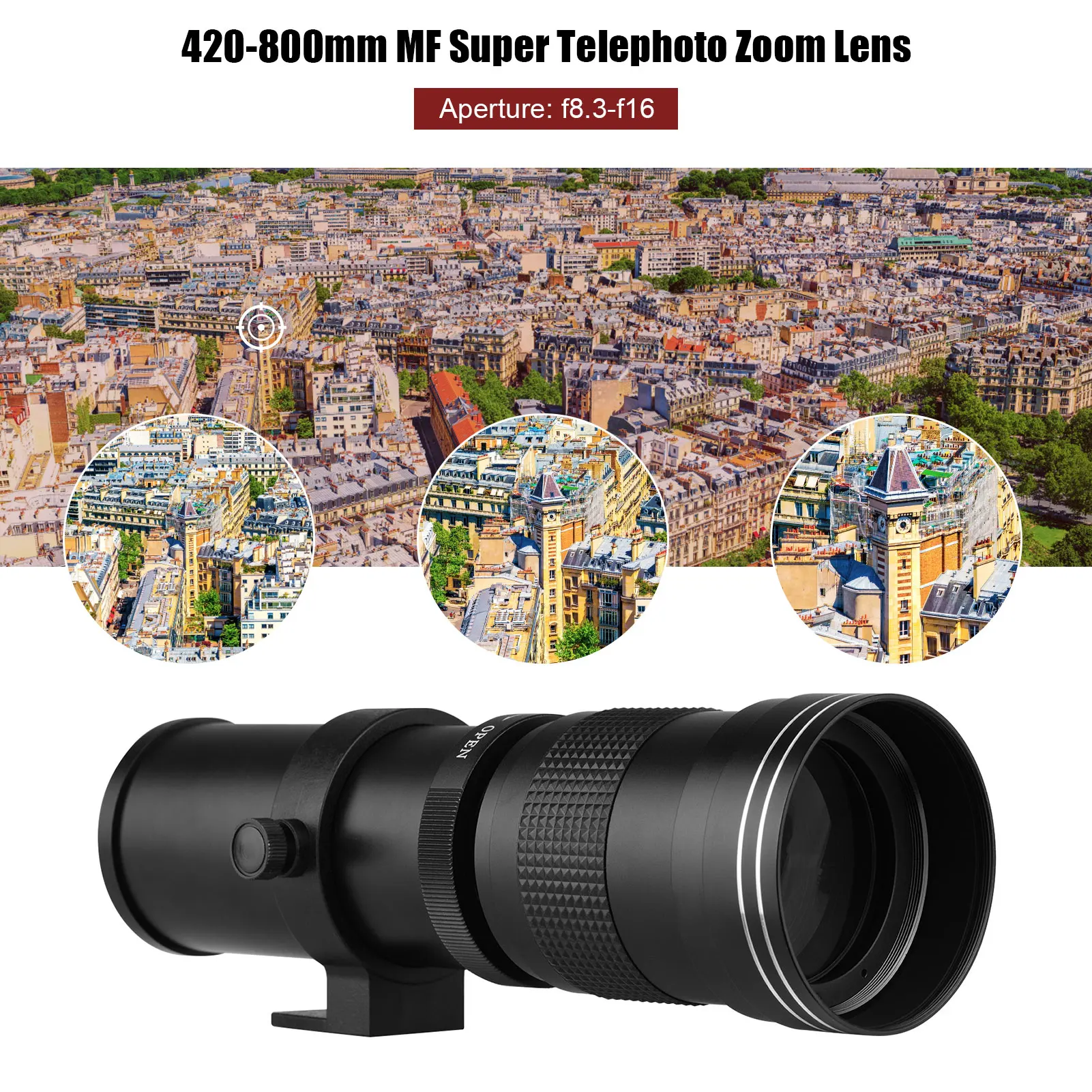 420 800mm tマウントmfスーパー望遠ズームレンズf/8.3 16,フィルター付きキット,sonyafマウントa900/a850用テレコンバーターレンズ|Camera  Lens| - AliExpress