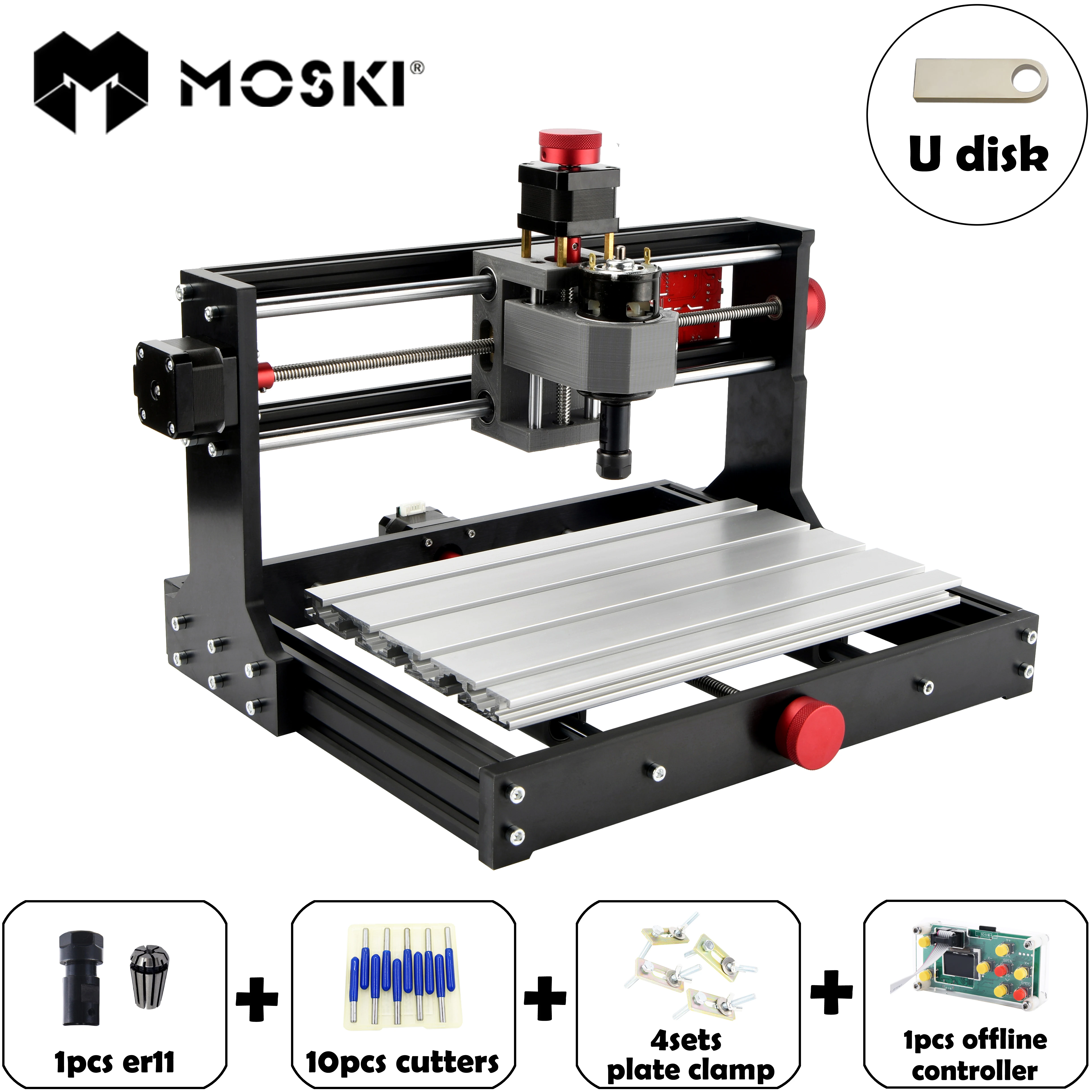 

CNC3018 ER11 (laser options) ,diy cnc engraving machine,Pcb Milling Machine,wood router,laser engraving, GRBL control,cnc 3018
