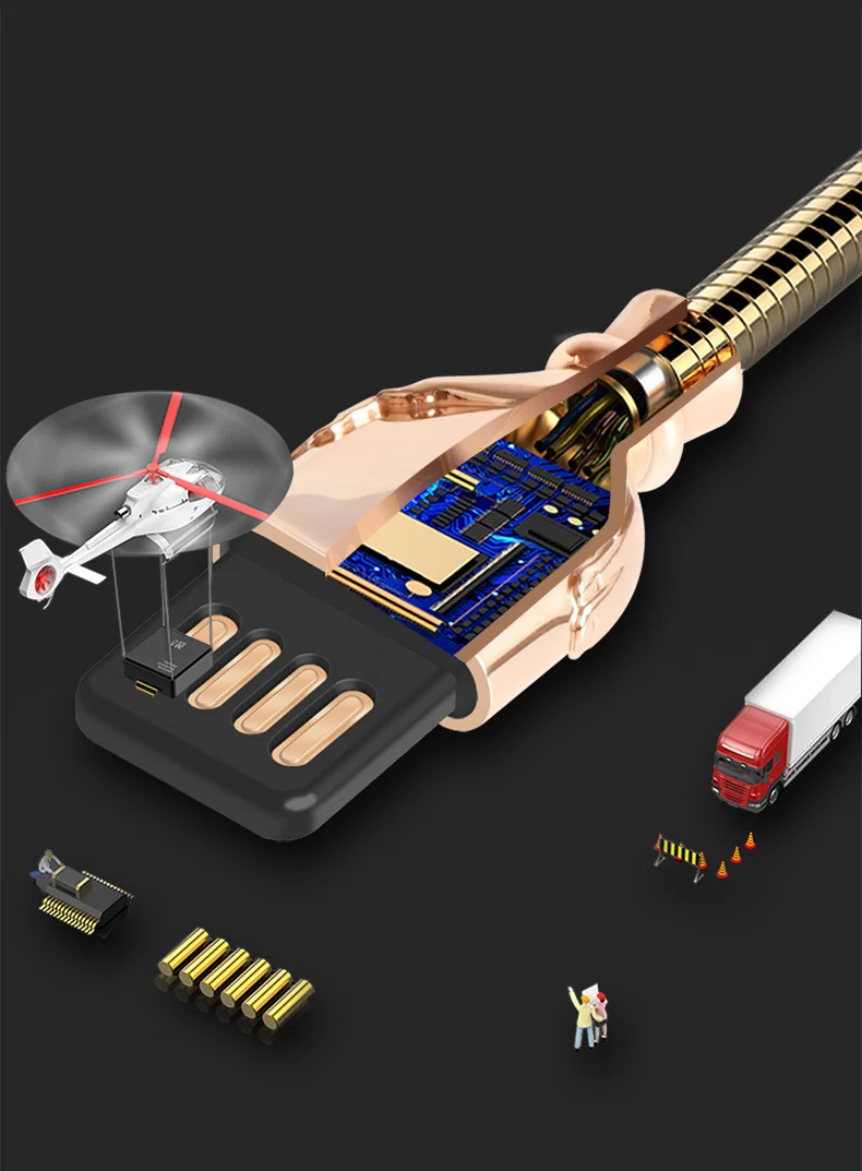 Yianerm металлический Тип C зарядный защитный кабель Быстрая зарядка USB C умный кабель для передачи данных мобильный кабель type-c для huawei P20 P30 Xiaomi