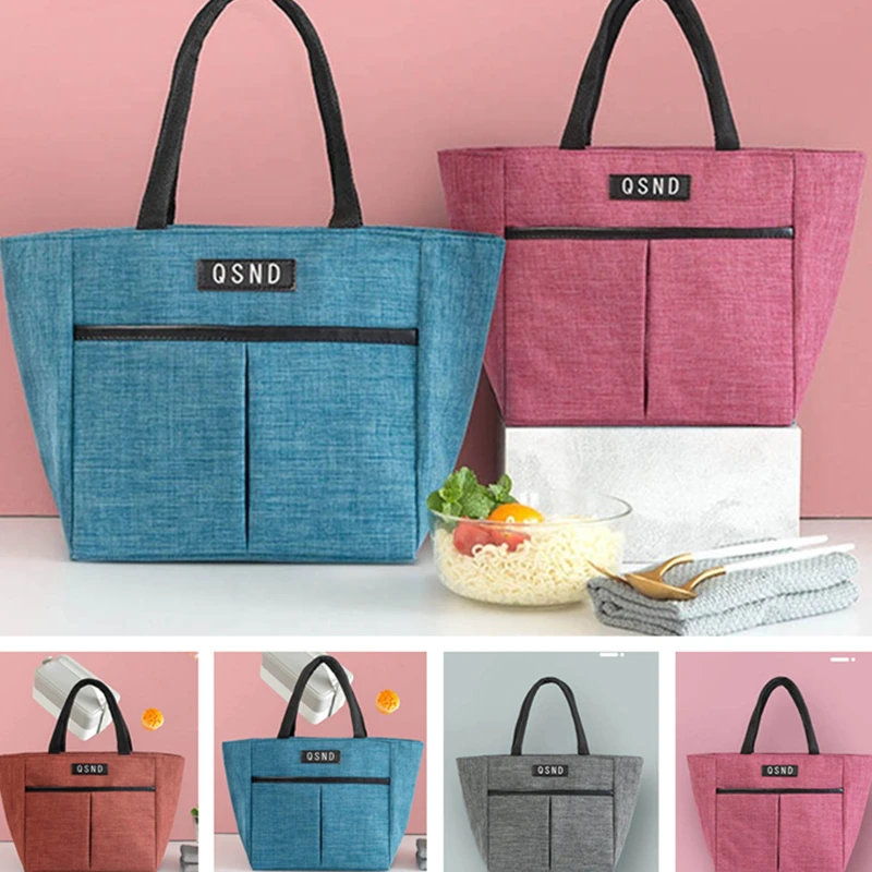 Bolsa de almuerzo 2020 nueva moda niños mujeres hombres aislamiento térmico impermeable portátil Picnic aislado alimentos caja de almacenamiento bolsa de Almuerzo