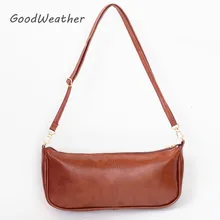 Ретро женская сумка дизайнерская маленькая винтажная сумка через плечо Высококачественная мягкая коричневая искусственная кожа сумки через плечо для женщин
