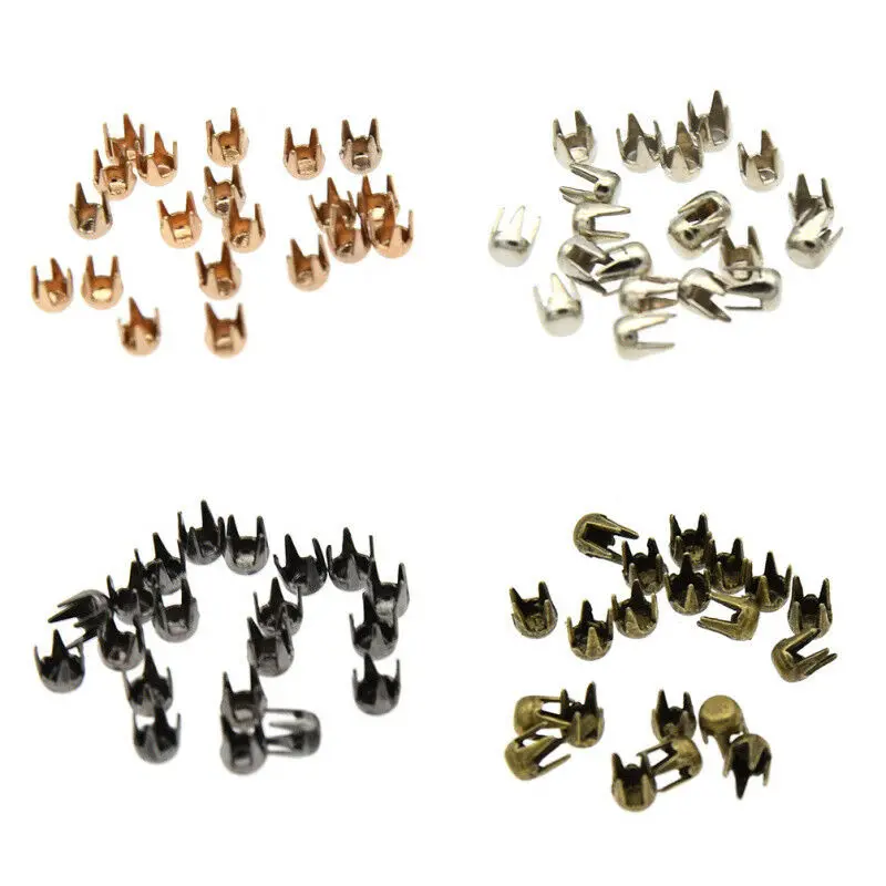 

Lychee Life 20pcs Mini Round Rivet Metal Rivets for Doll Clothes DIY Sewing Supplies for Crafts