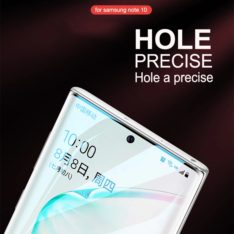 Lamorniea 20D передняя+ задняя защитная пленка для экрана samsung Galaxy Note 10 Pro S10 Plus S10 5G Note 9 8 S8 S9 Plus Гидрогелевая мягкая пленка