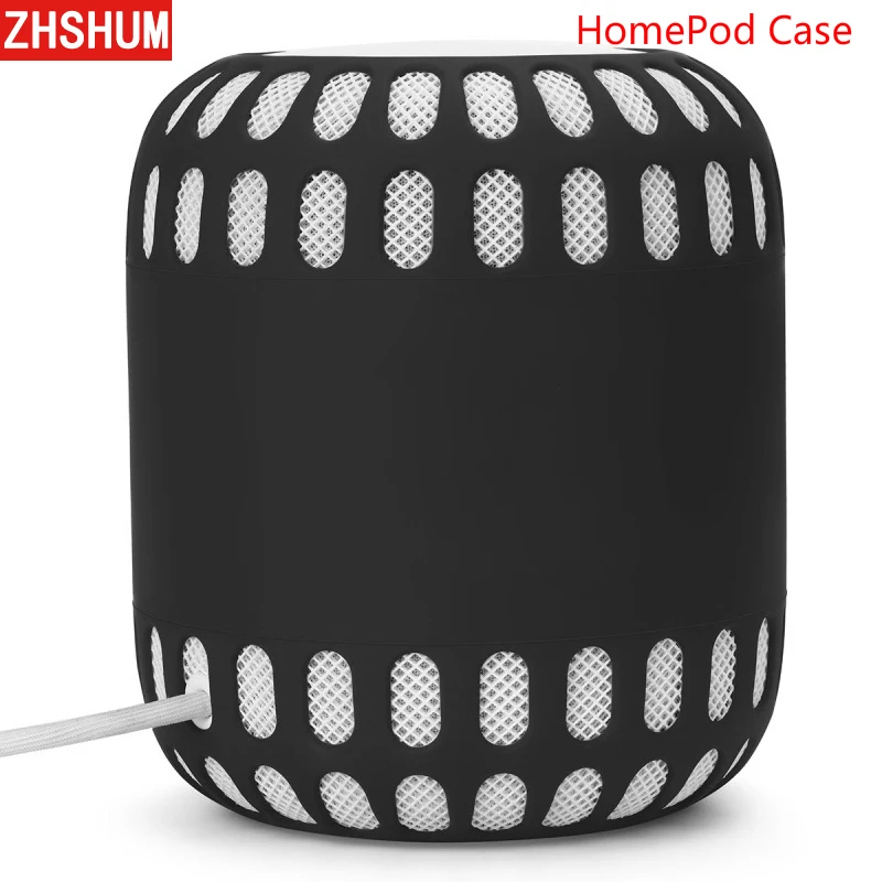 

Soft Silicone Case for Homepod Case Skin Simple Shockproof 360 Full Back Cover for Apple Homepod Bag Shell Home Pod Fundas House