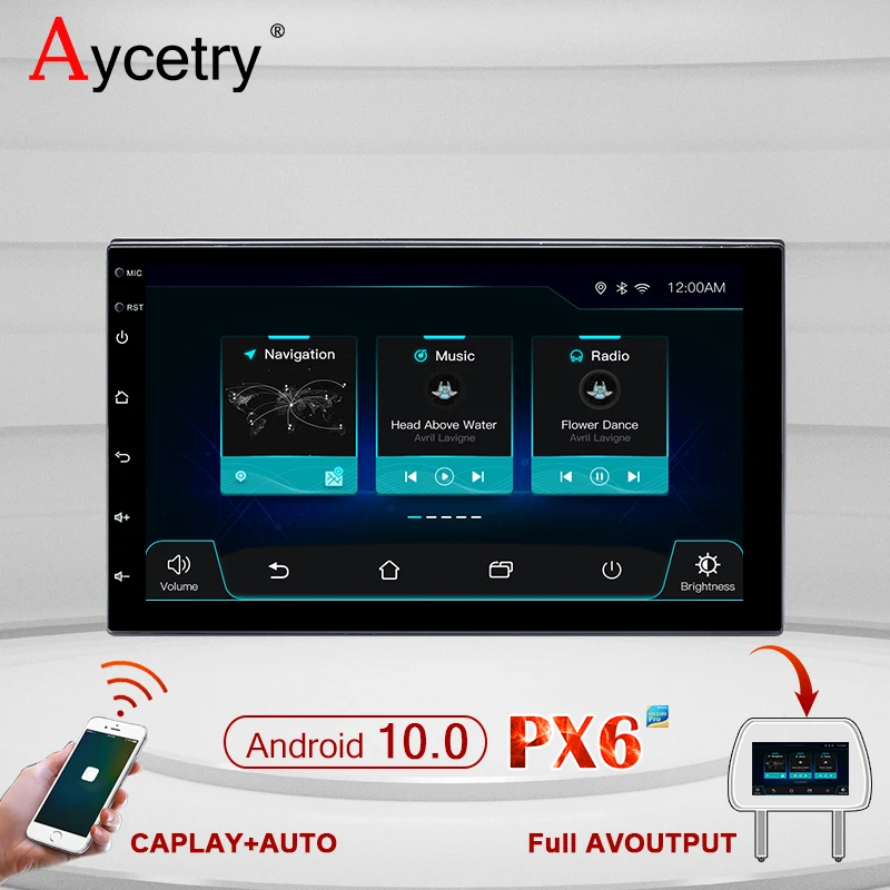 Автомобильное радио 2 Din Android 10 Универсальный dvd gps Авторадио мультимедийный плеер