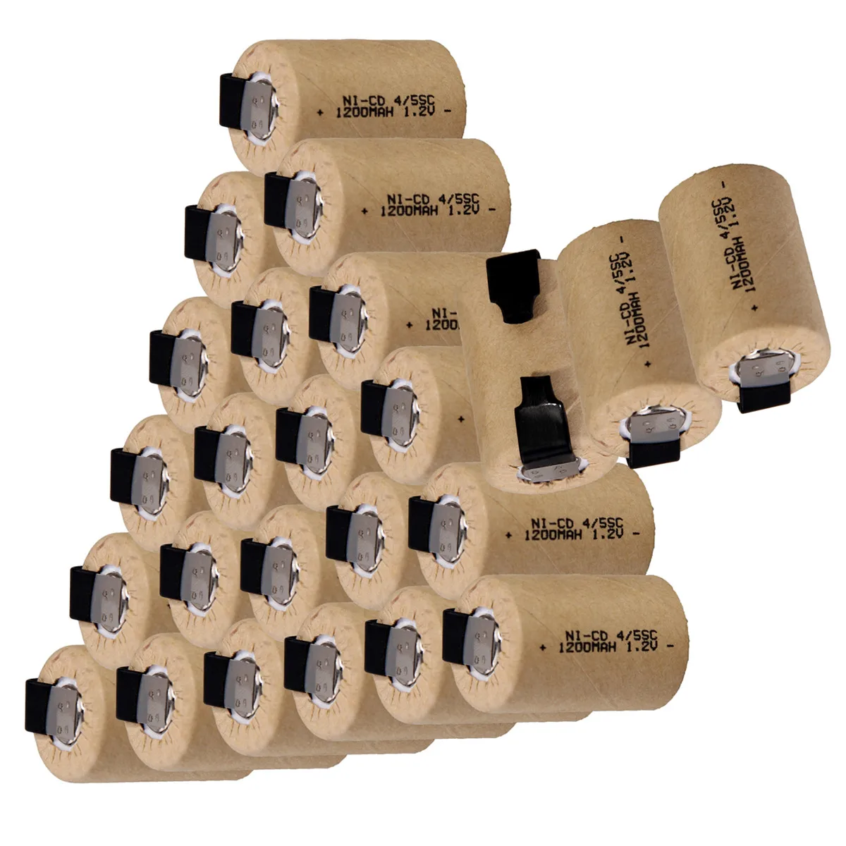 Yeckpowo 24 pcs 4/5SC батарея электрическая дрель-гидридных и никель-кадмиевых типов