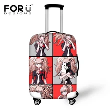 Maxm Sayonara Zetsubou Sen Girl Emotion Cry Pattern Print Travel Luggage Protector Baggage Suitcase Cover Fits 18-21 Inch Luggage 