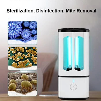 

Portable Timed UV Lamp Household Ultraviolet Sterilizer Light Disinfecting Light for Home Kitchen Wardrobe Car Disinfection