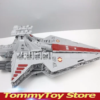 

05077 6125Pcs Series The UCS Rupblic Star Destroyer Cruiser ST04 Set Building Blocks Bricks toys for children compatible