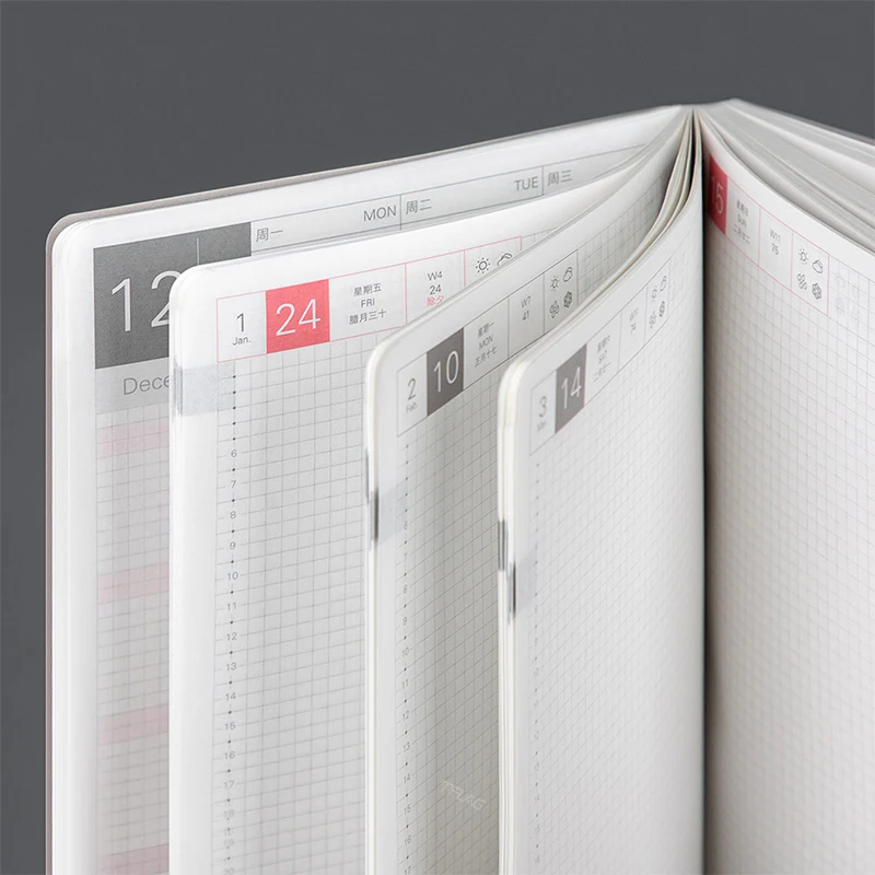 Xiaomi Mijia Youpin kinbis круглый год ноутбук A5A6 рот бачуань бумажный календарь ручной счет канцелярские принадлежности план расписание