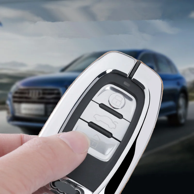 Для Audi A1 A3 A4 A5 A6 A7 A8 R8 Quattro C5 C6 Q3 Q5 Q7 2009 2010 2011 2012 2013 2014 2015 замшевый чехол для ключей