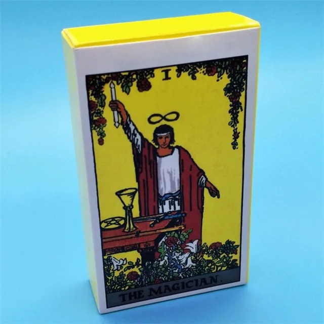 Полный английский лучистый Райдер Wait Tarot Cards Smith Tarot Witch Tarot колода семейная настольная игра игральные карты подарок - Цвет: Rider Tarot