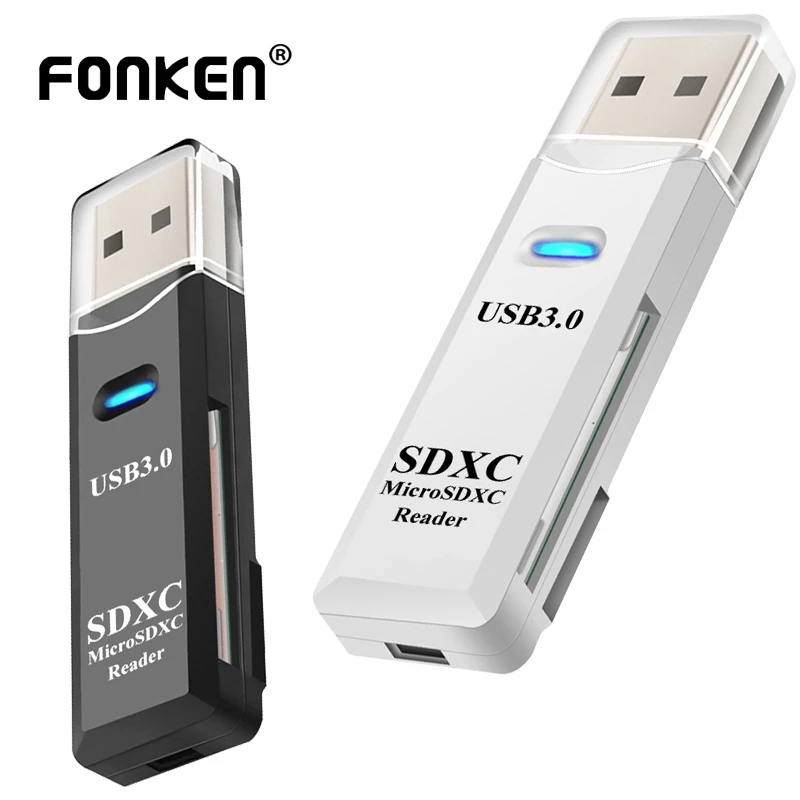 TF Lector De Tarjetas SD USB 3,0 Lector De Tarjetas Micro Sd tarjeta Usb a USB adaptador inteligente Lector De tarjeta De memoria Lector De Tarjetas accesorios para portátil