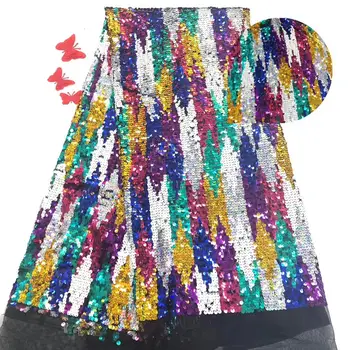 

Madison Sequins Lace Fabrics Fashion African French Tulle Mesh Lace Fabric Nigerian Net Lace for Wedding Party Dress