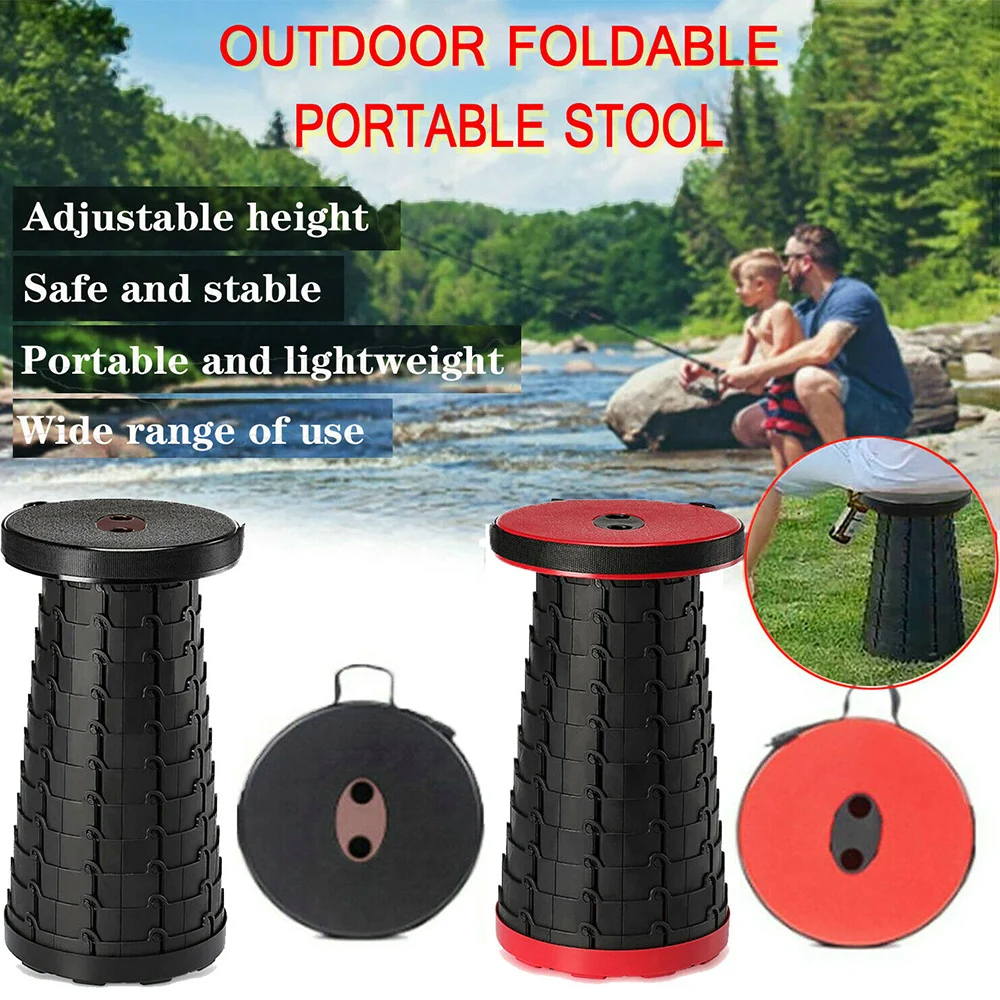 

Portable Convenient Retractable Chair Easy to Carry Safe Outdoor Stable Stool Folding Camping Stool Fishing Chair