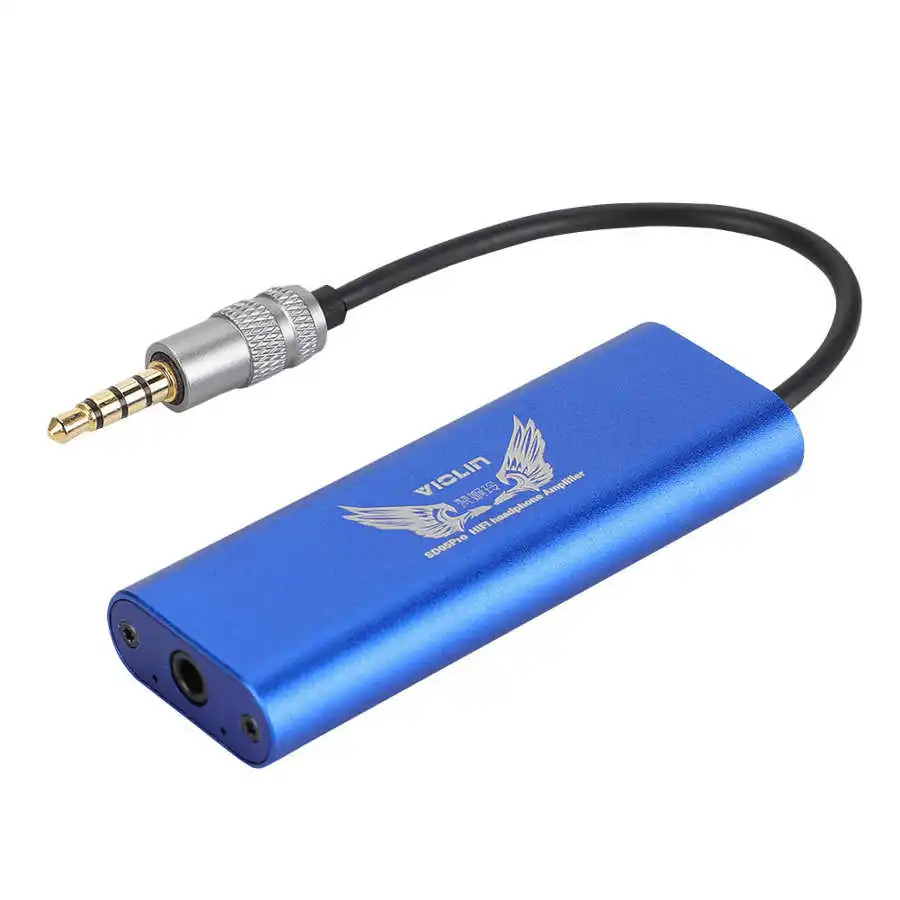 Portable Audio HIFI Headphone Amplifier AMP 3 5mm AUX for Earphone Speaker Phone
