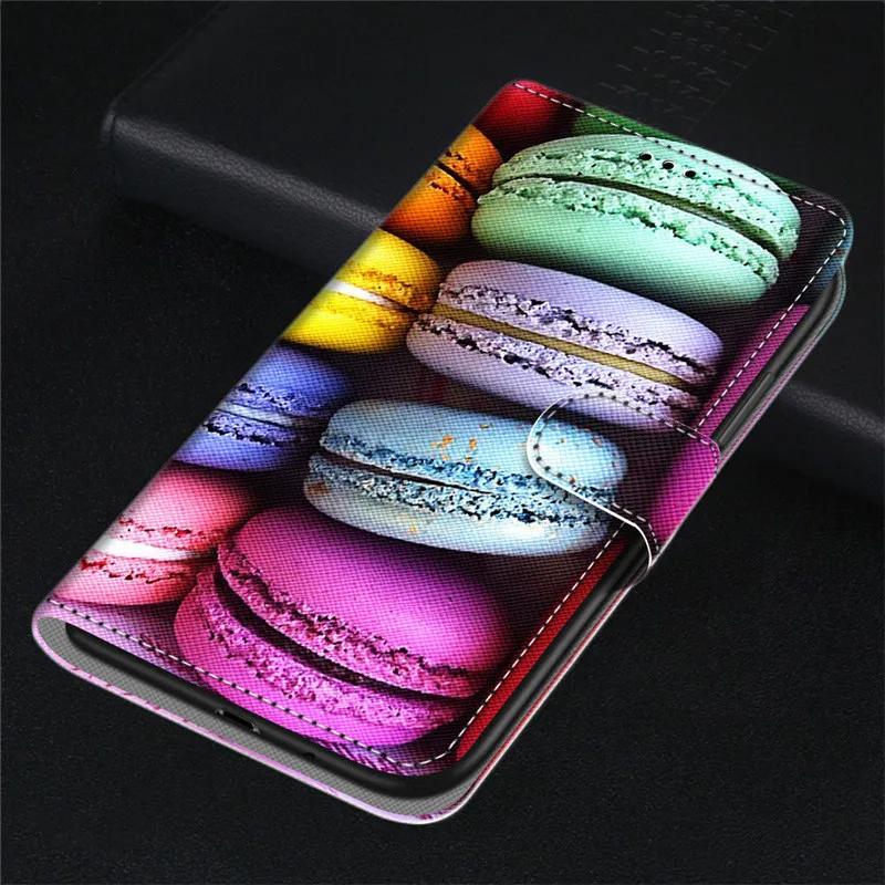 Leather Wallet Case For Samsung Galaxy A12 5G Flip Cover Funda For A 12 A125 SM-A125F A125M Painted Animal Case Phone Bags kawaii samsung phone cases