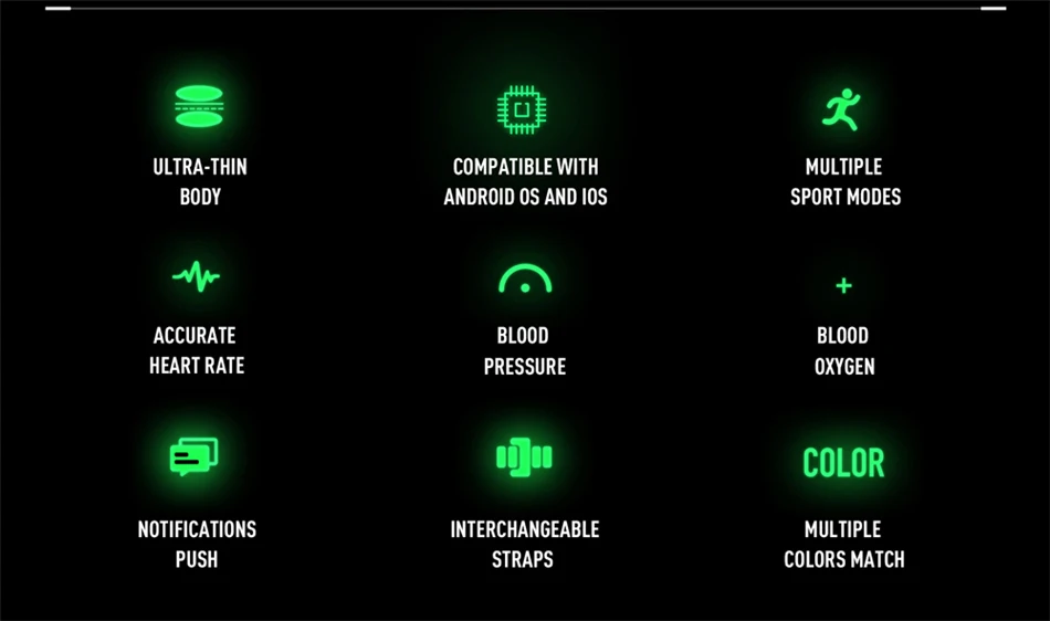 Новые женские Смарт-часы OLED цветной экран IP67 водонепроницаемый спортивный для Iphone Smartwatch монитор сердечного ритма функции кровяного давления