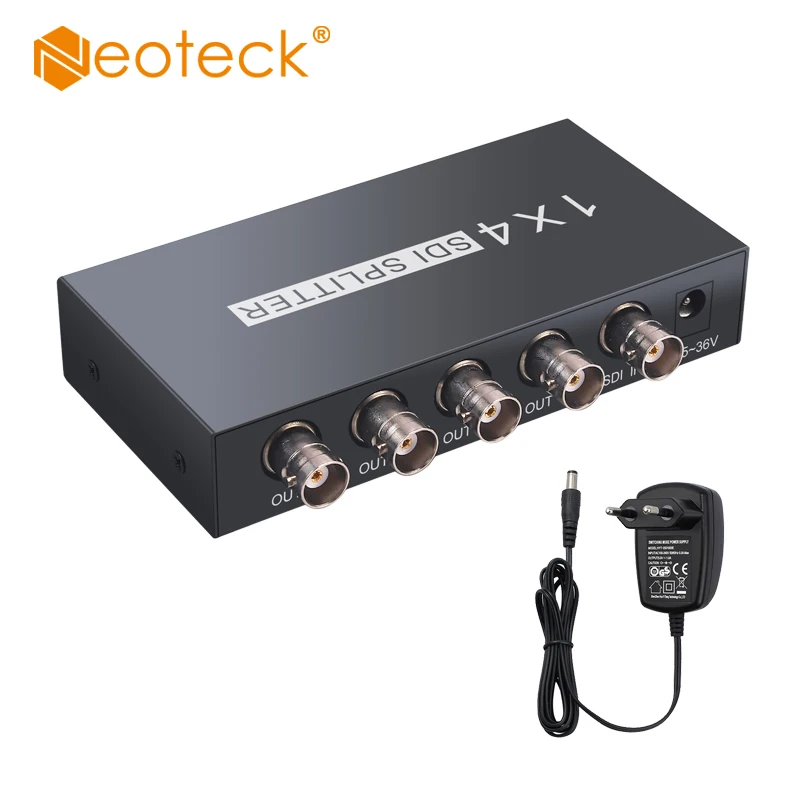 Распределитель Neoteck SDI 1x4 1 вход на 4 Выход поддерживает SD/HD/3G ретранслятор