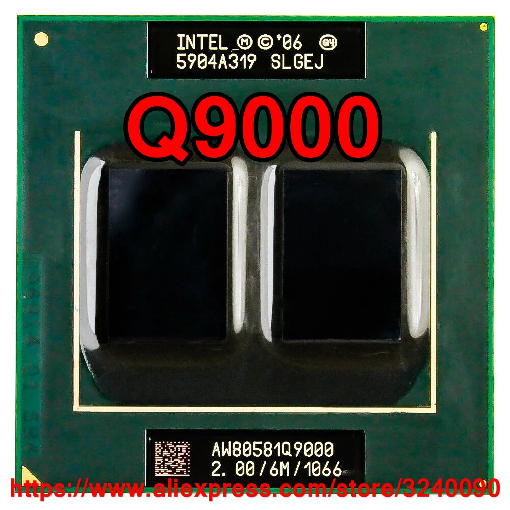 Original Lntel Core Cpu Q9000 2 00ghz 6m Q 9000 Quad Core Processor Slgej Mobile Cpu Laptop Processor Free Shipping Cpus Aliexpress