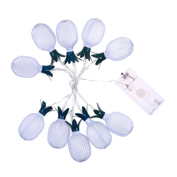 

1.1m Lovely Yellow Pineapple Holiday String Light Battery Powered Led Light For Christmas Bedroom Party Decor