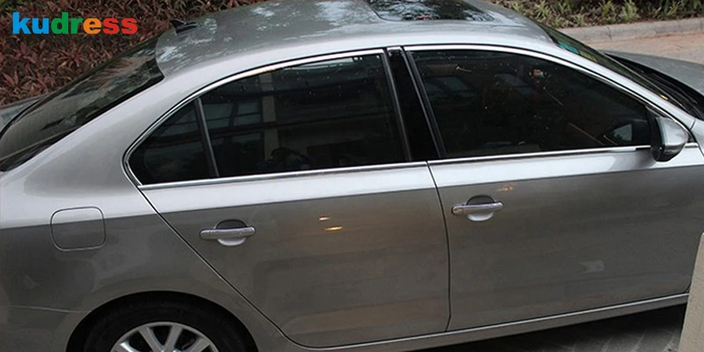 Для Volkswagen полный комплект из нержавеющей стали для VW Jetta 6 MK6 2012 2014 подоконник