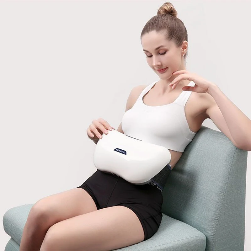 

Charging Use Abdominal Physiotherapy Instrument Automatic Timing Kneading Hot Compress Constant Temperature Abdominal Massager