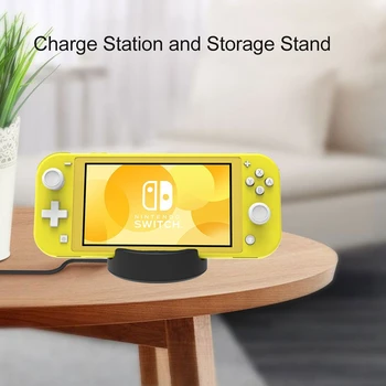 

Portable Charging Dock Station with 2 Ports USB Charger Stand for Nintendo Switch Lite Game Console and Game Controller
