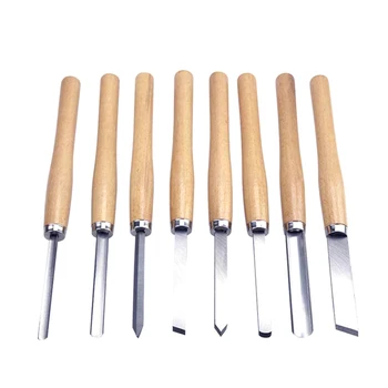 

8/10/12pcs Gouge Lathe Chisel Woodworking Wood Tools Carving Turning Art Kit LKS99